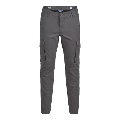 Image of Jack &amp; Jones Junior Jjipaul Jjflake Cargo trousers for kids, Size: 11y, Asphalt