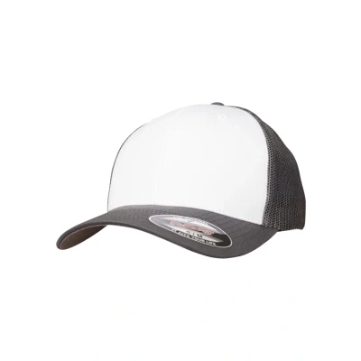 Image of Flexfit Cap, Size: L/XL, Darkgrey and white
