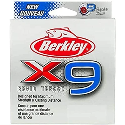Image of Berkley x9 Braided line Crystal 2000m 0.14mm (14.2kg) fishing
