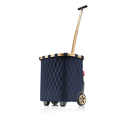Image of Reisenthel OE4111 CARRYCRUISER FRAME RHOMBUS MIDNIGHT GOLD Gym Bag Women&#039;s Size Unica