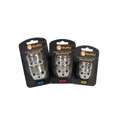 Image of Guru Fast Release Pole Pots Medium (2 pieces) Fishing bait accessory