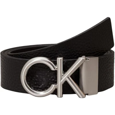 Image of Calvin Klein Bombe Belt, Men&#039;s, Size: 34, Black