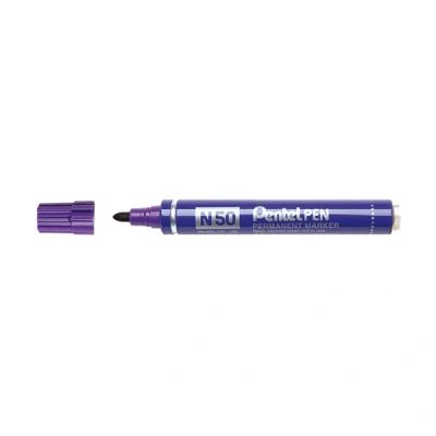 Image of Pentel N50 V Lumocolor Permanent Marker Duo Purple (Pack of 1)