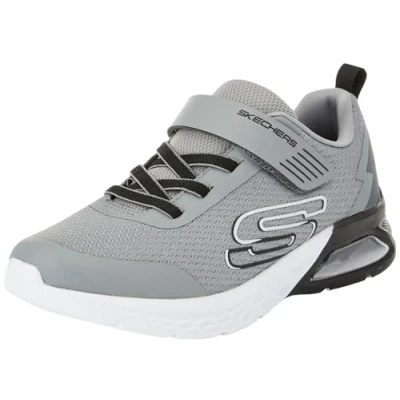 Image of Skechers Microspec MAX II Trainers Gray/black for kids, Size: 12K, Synthetics/textile