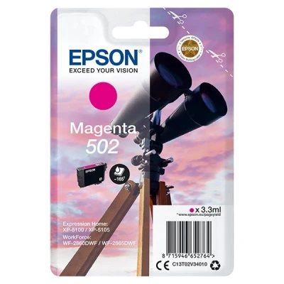 Image of Epson 502 Magenta Binoculars Genuine Ink Cartridge