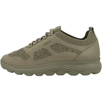Image of Geox D Spherica A Trainers, Women&#039;s, Size: 7, Pistachio Leather and textile
