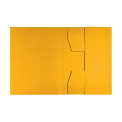 Image of Leitz Folder Cardboard 3 Flaps A4 Recycled 100% Yellow 39060015