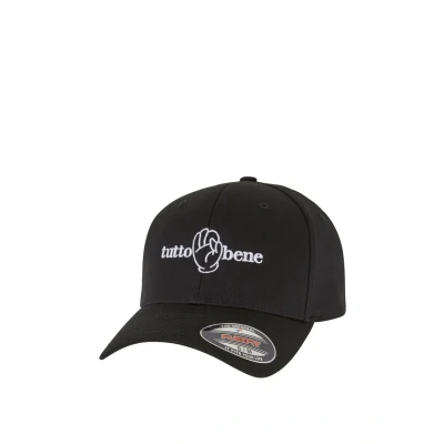 Image of Mister Tee Tutto BENE Flexfit Cap, Men&#039;s, Size: L/XL, Schwarz