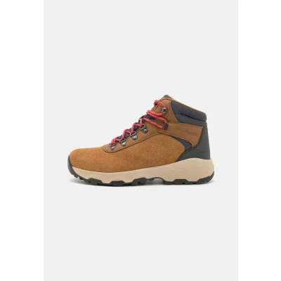 Image of Columbia Newton Wander Hiking shoes, Women&#039;s, Size: 4, Elk/sunset red Leather/synthetics