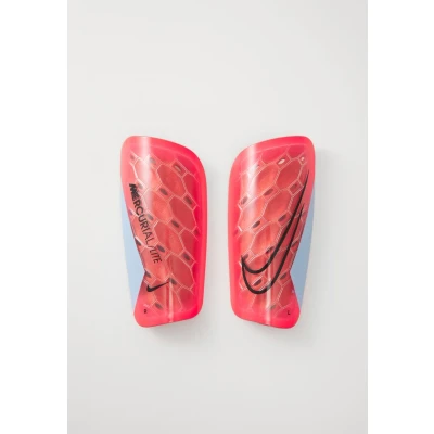 Image of Nike Performance Mercurial LITE Unisex Shin pads, Size: Large, Bright crimson/royal tint/black