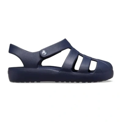 Image of Crocs Classic Fisherman Unisex Sandals for kids, Size: 38/39, Navy shoes
