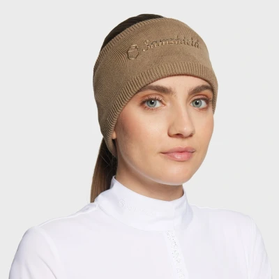 Image of Samshield Ladies Amalie Crystal Headband Copper Coin Horse Riding Equestrian