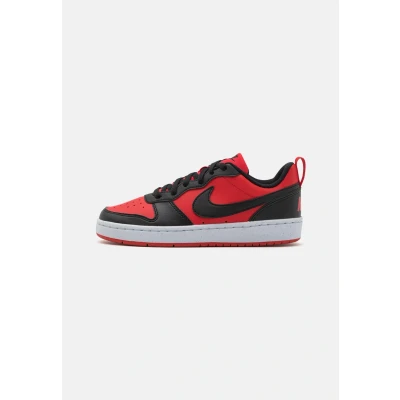 Image of Nike Court Borough Low Recraft (Gs) Trainers, University Red Black White, 3 UK
