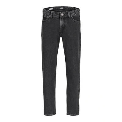 Image of Jack &amp; Jones Junior Jjichris JNR Straight leg jeans for kids, Size: 9y, Black denim