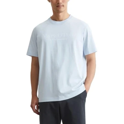 Image of Marc O&#039;Polo Short Sleeve CREW NECK Print Tshirt, Men&#039;s, Size: Medium, Starlight