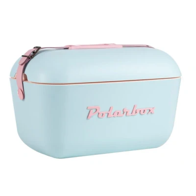 Image of Polarbox Cool Box with Shoulder Strap Light Blue 12 liters.