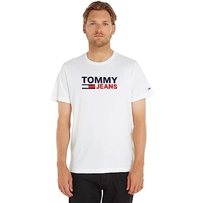 Image of Tommy Jeans Men&#039;s S/S T Shirts, White, S