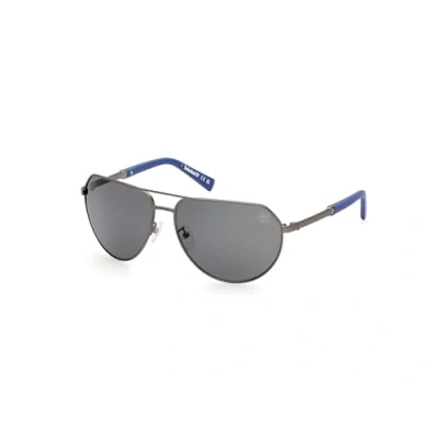 Image of Timberland Mens Tb9340 h Sunglasses Matt Dark Nickeltin (Multi Colour)