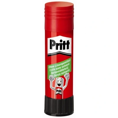 Image of Pritt Glue Stick, Safe &amp; Child Friendly Craft for Arts Crafts Activities, Strong Hold adhesive School Office Supplies, 1x43g white