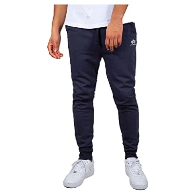 Image of Alpha Industries Tracksuit bottoms, Men&#039;s, Size: Large, Dark blue