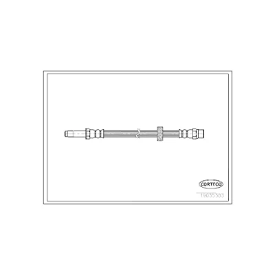 Image of Brake Hose CORTECO 19035383