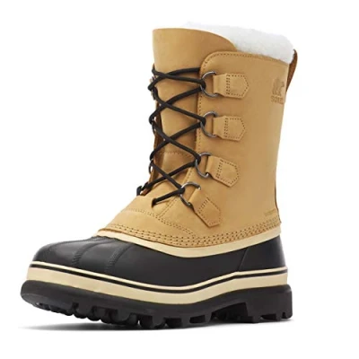 Image of Sorel Caribou Winter boots, Men&#039;s, Size: 6.5, Brown Leather/synthetics
