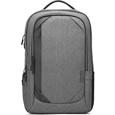Image of Lenovo B730 Urban Backpack for 17 Inch Laptops, 24L Water Resistant Rucksack with Anti Theft Compartment and Charging Port Charcoal Grey