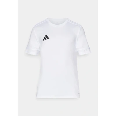 Image of adidas Performance SQUADRA25 Short Sleeve Sports Tshirt, Men&#039;s, Size: XL, White/black