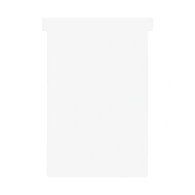 Image of Nobo T Cards A110 White Size 4 (Pack of 100)