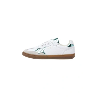 Image of Pepe Jeans Trainers, Women&#039;s, Size: 5, White Leather/synthetics