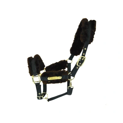Image of Kentucky nylon sheepskin halter