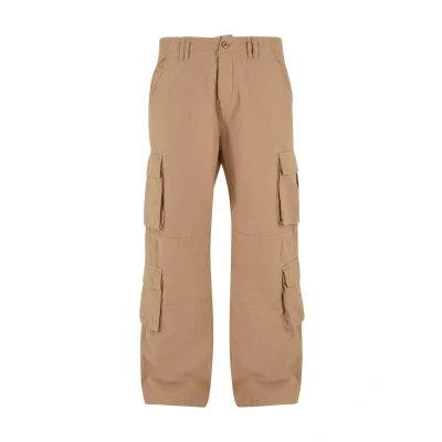 Image of Urban Classics Double Cargo trousers, Men&#039;s, Size: 40, Unionbeige