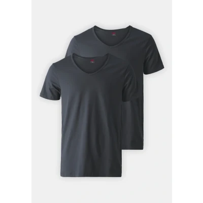 Image of Levi&#039;s MEN Vneck 2 PACK Undershirt, Men&#039;s, Size: Small, Jet black