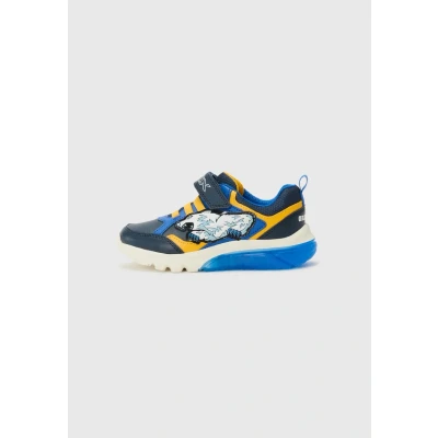 Image of Geox Ciberdron BOY Trainers for kids, Size: 1.5, Navy/yellow shoes
