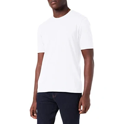 Image of Fynch Hatton Basic Tshirt, Men&#039;s, Size: Medium, White