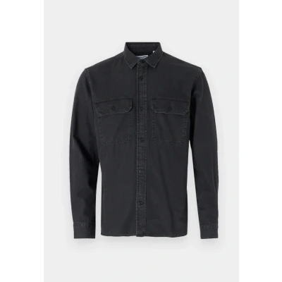 Image of Jack &amp; Jones Jjetravis Shirt, Men&#039;s, Size: XS, Black denim