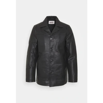 Image of Schott NYC Men&#039;s Leather Jacket, Black, XXL