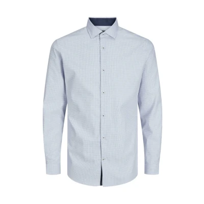 Image of Jack &amp; Jones Jprblaparker Detail L S NOOS Shirt, Men&#039;s, Size: XS, White