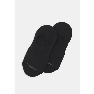 Image of Calvin Klein Women&#039;s Diamond Open Work High Cut Footie (Pack of 2), Black, One Size