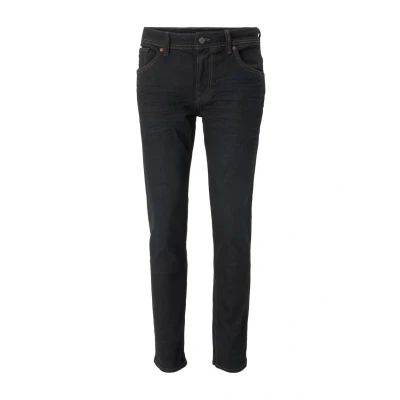Image of TOM TAILOR Denim Men&#039;s Aedan Straight Jeans, 10136 Dark Blue Denim, 28W / 32L