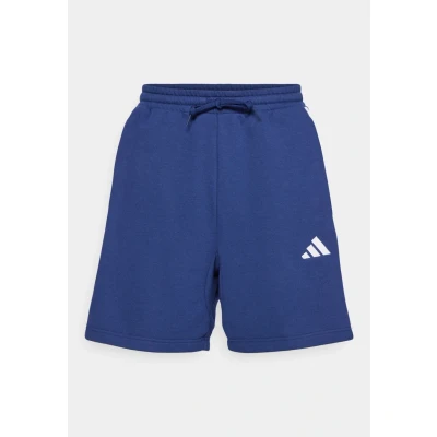 Image of adidas Sportswear Essential Three Stripes Short Sports shorts, Men&#039;s, Size: XXL, Dark blue/white