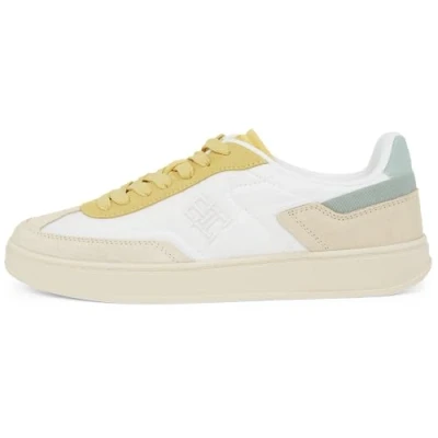 Image of Tommy Hilfiger Heritage Sneaker Trainers, Women&#039;s, Size: 5, Muslin Leather