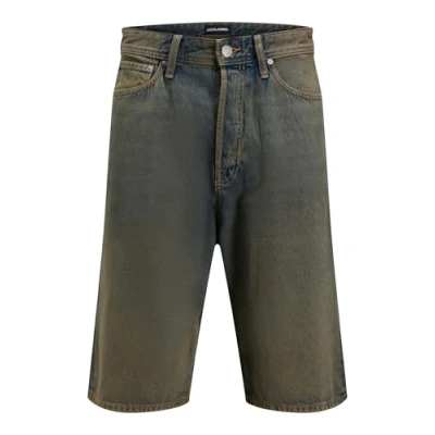 Image of JACK &amp; JONES Men&#039;s Jjiron Jjoriginal Shorts Mf 825 Sn, Blue Denim, L