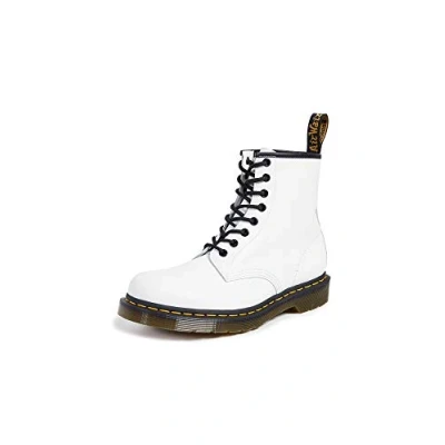 Image of Dr. Martens 1460 8 EYE Laceup ankle boots, Size: 12, White Leather