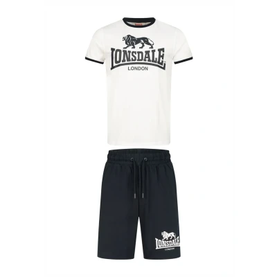Image of Lonsdale SET Normale Passform Maist Tracksuit bottoms, Men&#039;s, Size: XL, Oxblood dark navy