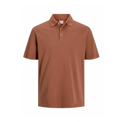 Image of Jack &amp; Jones Premium Jprwilliam Polo shirt, Men&#039;s, Size: Large, Redwood burl