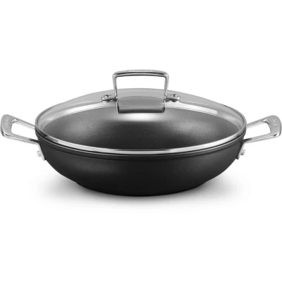 Image of Le Creuset sauté pan Sauteuse with lid Les Forgées TNS ø 26 cm / 2.7 liters standard non stick coating Suitable for all Cooktops