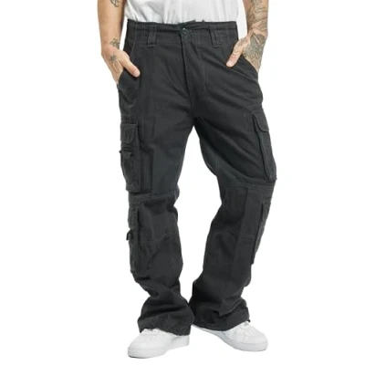 Image of Brandit PURE Vintage Cargo trousers, Men&#039;s, Size: 6XL, Charcoal