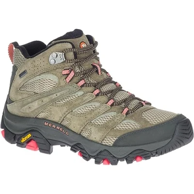Image of Merrell MOAB 3 MID GTX Hiking shoes, Women&#039;s, Size: 5, Olive Leather and textile