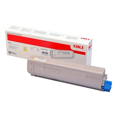 Image of OKI Jaune Originale cartouche de Toner Pour C813n